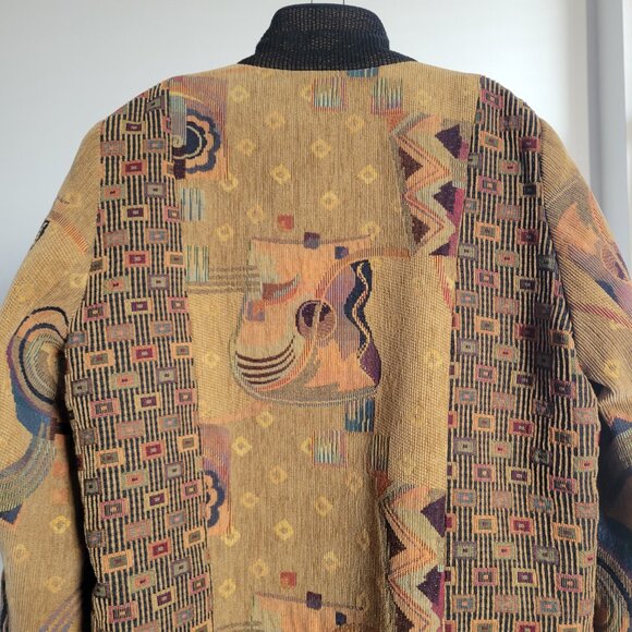 Mary Lynn O'Shea Women’s Handmade Jacquard Jacket (Size: Large) - Picture 2 of 14
